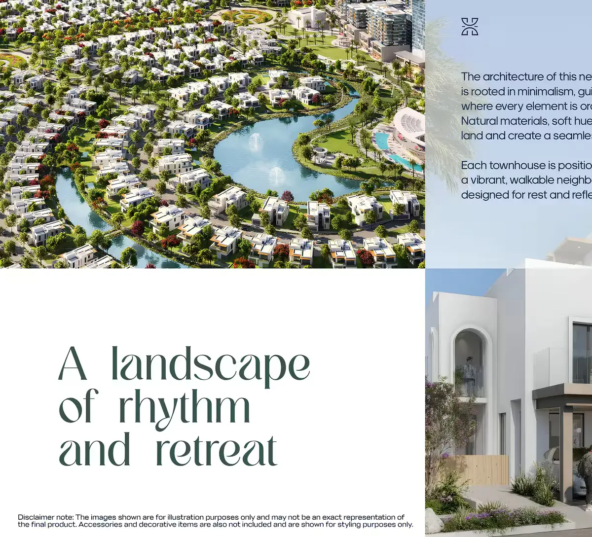 Hayat 3-Bedroom Townhouse layout at Dubai South